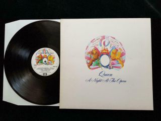 Queen A Night At The Opera Lp Uk 1st Pressing Gatefold Emtc - 103 Blairs - 2/ - 2 Nm