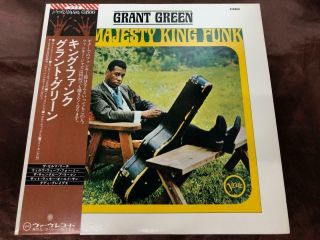 GRANT GREEN MAJESTY KING FUNK VERVE MV 4010 OBI STEREO JAPAN Vinyl LP 6