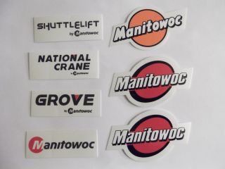 Oilfield Manitowoc Crane Hardhat Stickers Union Iron Workers Mining Sticker