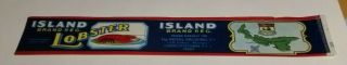 Island Brand Reg Lobster The Royal Packing Co Charlottetown P E I Can Label