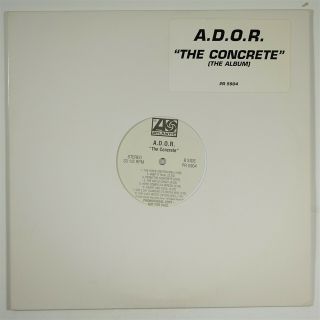 A.  D.  O.  R.  " The Concrete " Rap Hip Hop Lp Atlantic Promo