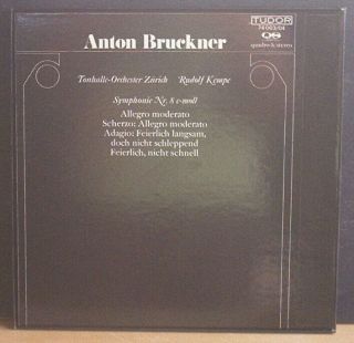 Scarce Tudor Quadraphonic Rudolf Kempe Anton Bruckner Symphony No.  8 2