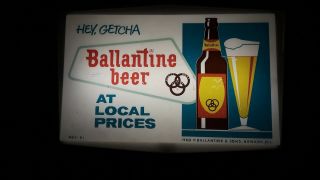 Vintage Ballantine Beer Light Up Sign