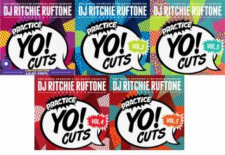Dj Richie Ruftone Practice Yo Cuts Bundle Pack Vol 1 - 5 Vinyl 12 " Record Scratch