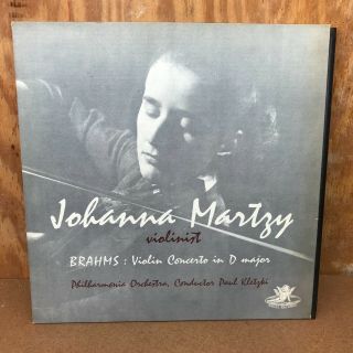 Johanna Martzy Brahms Violin Concerto In D Major Philharmonia Orchestra Kletzki