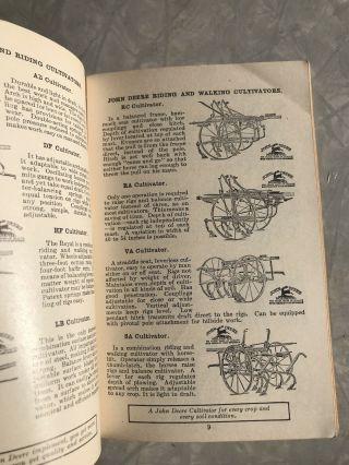 John Deere & Mansur Co.  1915 Farmers Pocket Ledger Antique Farming Book 6