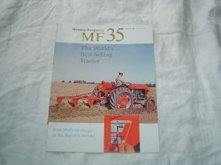 Massey Ferguson Mf 35 Mf35 Tractor Brochure