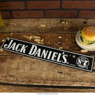Jack Daniels Old No.  7 Bar Mat - Drip - Game Room - Bar - Tennessee Whiskey