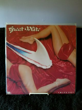 Great White Twice Shy C190640 Lp Vinyl Vg,  Cover Vg,  Sleeve