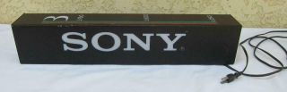 Vintage Sony Cassette Tape Dealer’s Advertising Sign L - 750 L - 500 L - 250