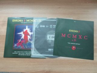 Enigma - Mcmxc A.  D.  The Limited Edition 1991 Korea Orig Vinyl Lp Insert Rare
