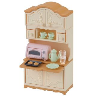 Sylvanian Families CUPBOARD AND TOASTER SET Epoch Japan KA - 419 Calico Critters 2