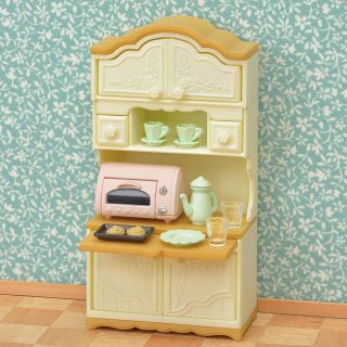 Sylvanian Families CUPBOARD AND TOASTER SET Epoch Japan KA - 419 Calico Critters 5