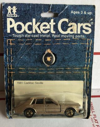 1981 Cadillac Seville F45 In Package Tomica Tomy Pocket Cars Japan