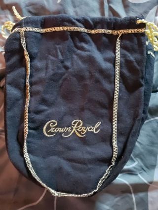 7 Crown Royal Black Bags Medium Size