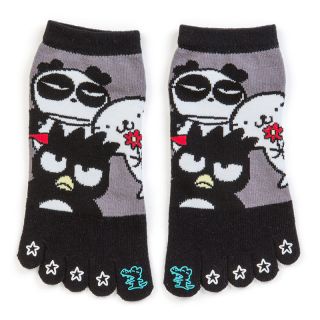 Sanrio Japan Bad Badtz Maru 5 Finger Socks For Adult Sneaker Length 22 - 24 Cm