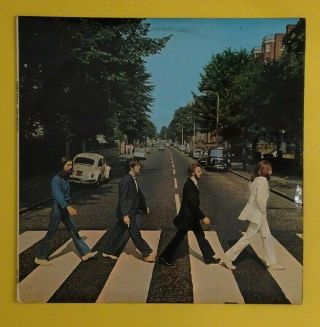 The Beatles.  Abbey Road.  1969 Apple.  Uk.  1st Issue.  Yex 749 - 2/750 - 1.  Cover Misprint