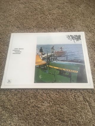 1970 - 1971 John Deere Lawn And Garden Tractor Brochure (patio)