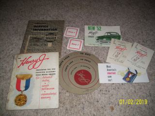 Vintage Henry J Sales Literature & Other Items Advertising Kaiser/frazer