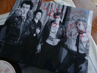 Sex Pistols Spunk Vinyl LP and signed photo BLA 169 1977 3