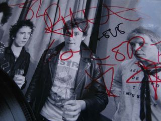 Sex Pistols Spunk Vinyl LP and signed photo BLA 169 1977 8