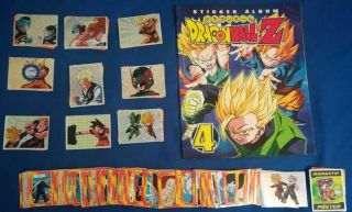 Dragon Ball Z 4 Goku Peru Official Sticker Album Complete Set 212 Stickers Reed