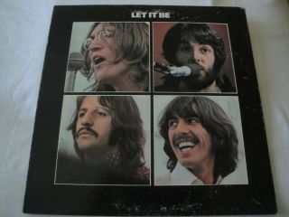 Let It Be The Beatles Vinyl Lp Album 1970 Apple Records