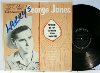 Rare Country Lp - George Jones - George Jones Sings - Mercury Mg 20306