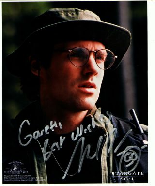 Michael Shanks Daniel Jackson In Stargate Sg - 1 Signed 8 X 10 Photo