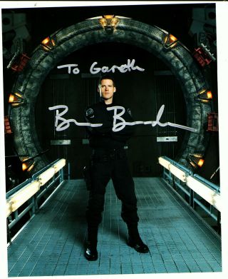 Ben Browder Cameron Mitchell In Stargate Sg - 1 Signed 8 X 10 Photo