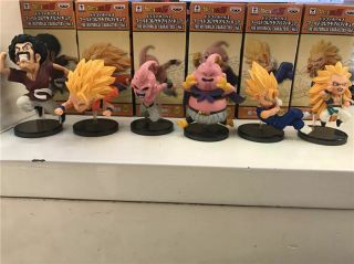 Set Of 6 Dragon Ball Z Dbz Wcf World Collectable 30th Vol.  4 Figure