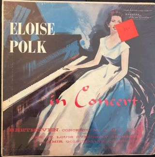 Eloise Polk In Concert Vinyl Record Very Rare Private Label Beethoven