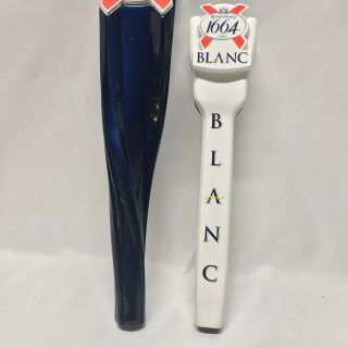 Kronenbourg 1664 And Blanc Beer Tap Handles Some Defects 3