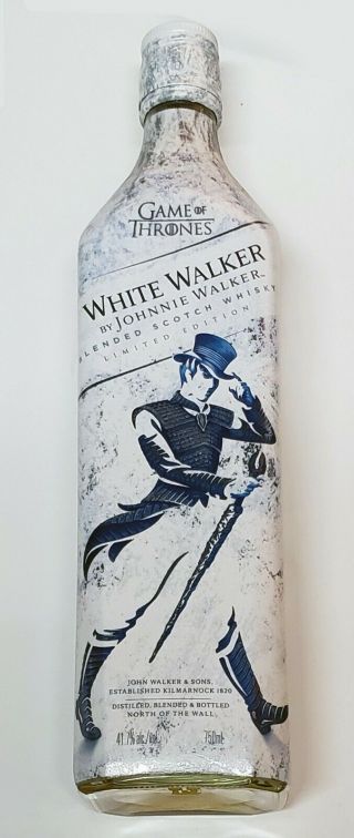 Game Of Thrones White Walker Johnnie Walker Arts Crafts Decor Collector Whiskey