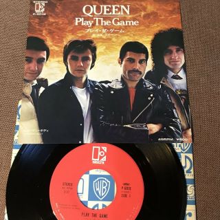 Queen Play The Game C/w A Human Body Japan 7 " P - 603e W/picture Sleeve S&h