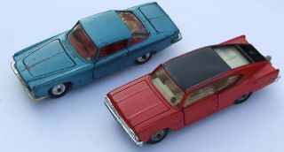 Vintage Corgi Toy Cars - Marlin Rambler Fastback & Ghia L6.  4