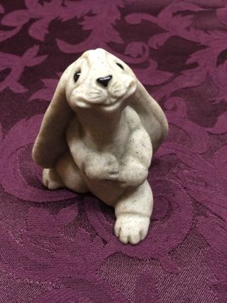 Quarry Critters Reggie Second Nature Design Rabbit Bunny Stone Figure