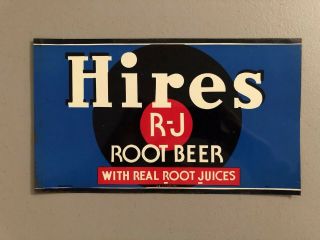 Vintage Hires Rootbeer Tin Sign