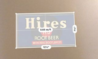 Vintage Hires Rootbeer Tin Sign 3