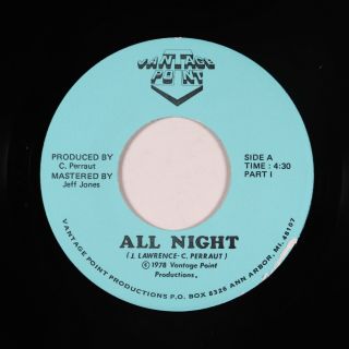Modern Soul Funk Disco 45 - Vantage Point - All Night - Vantage Point - Vg,  Mp3
