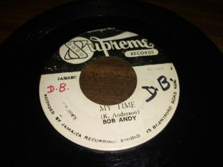 (rare) 1968 Bob Andy My Time 45 Reggae Supreme Su - 0020 Roy Richards Rocking