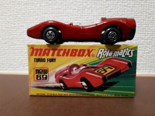 Matchbox Rolamatics Superfast Lesney - Series 69 - Turbo Fury