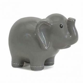 Child To Cherish Ceramic Stitched Elephant Piggy Bank