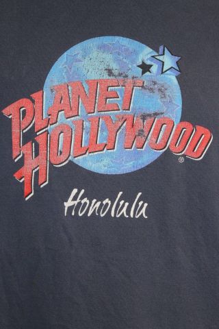 Planet Hollywood Honolulu Hawaii Xl Blue T Shirt
