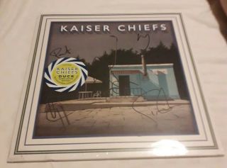 Kaiser Chiefs Duck Limited Tri - Coloured Leeds Edition Vinyl Album Signed Rare