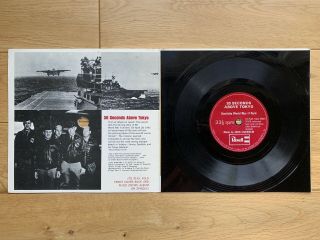 Rare Revell 33 1/3 Record Album - 30 Seconds Above Tokyo Lt.  Col James Doolittle 2