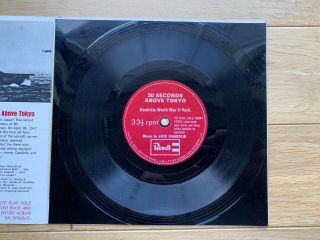 Rare Revell 33 1/3 Record Album - 30 Seconds Above Tokyo Lt.  Col James Doolittle 4