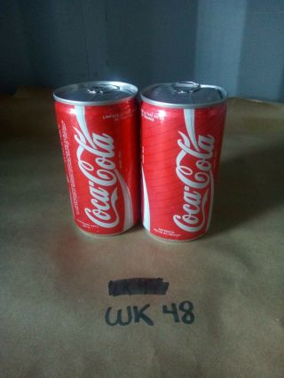 1963 Canadian Olympic Association Coke Coca Cola Cans