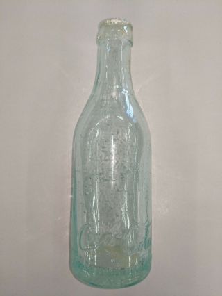 Coca - Cola Straight Sided Blue Savannah,  Ga Bottle