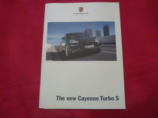 2008 Porsche Cayenne Turbo S Brochure
